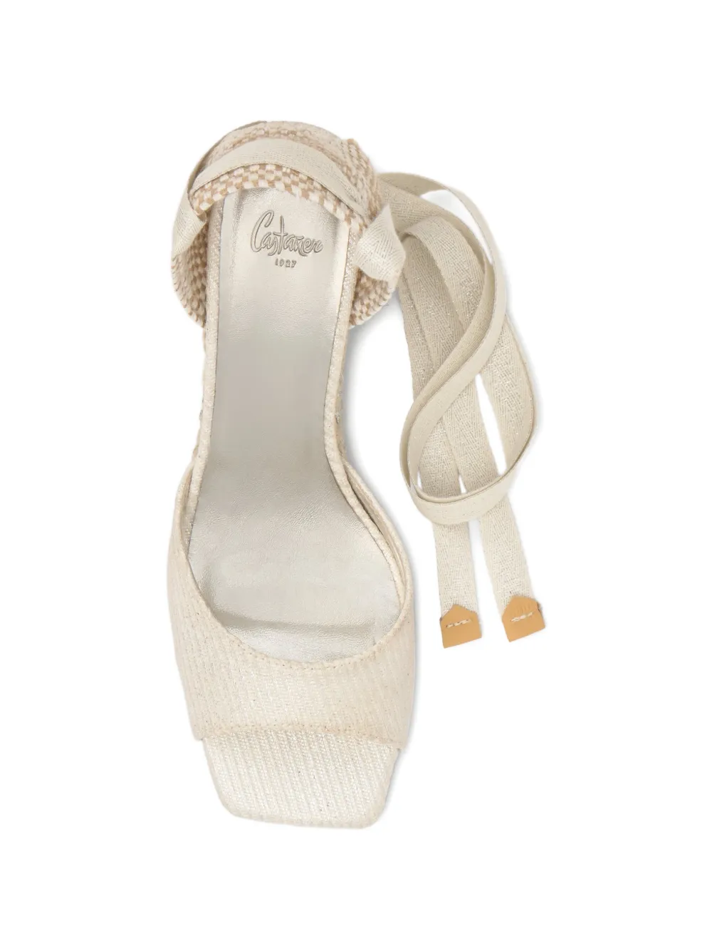 Castañer Brittany sandalen met sleehak Beige
