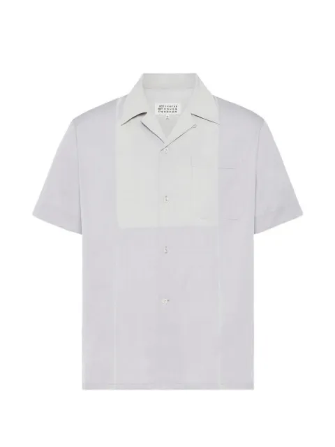 Maison Margiela panelled short-sleeved shirt