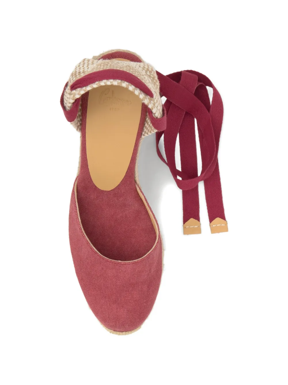 Castañer Carina espadrilles met sleehak Roze