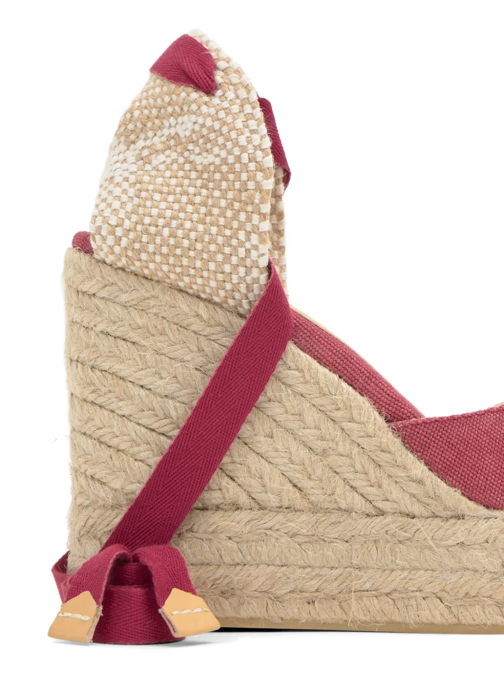 Castañer Carina espadrilles met sleehak Roze