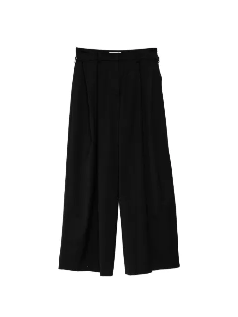 System tuck-detail trousers