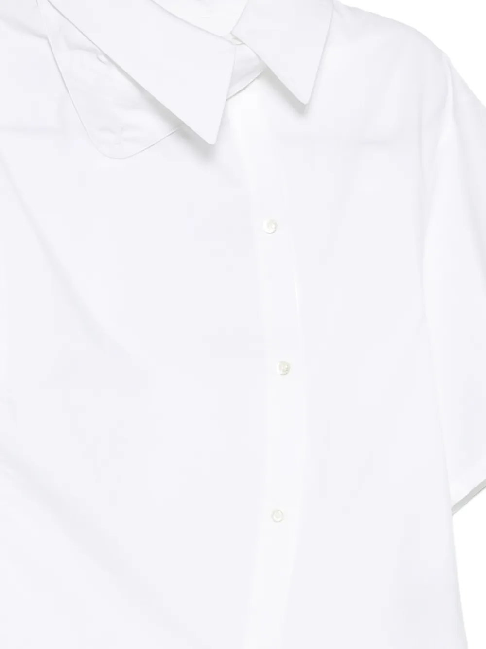  System Camisa Asimétrica Con Botones - Neutro 