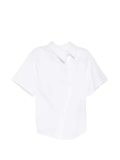 System camisa asimétrica con botones