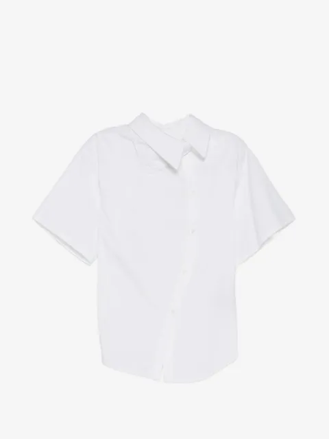 System camisa asimétrica con botones