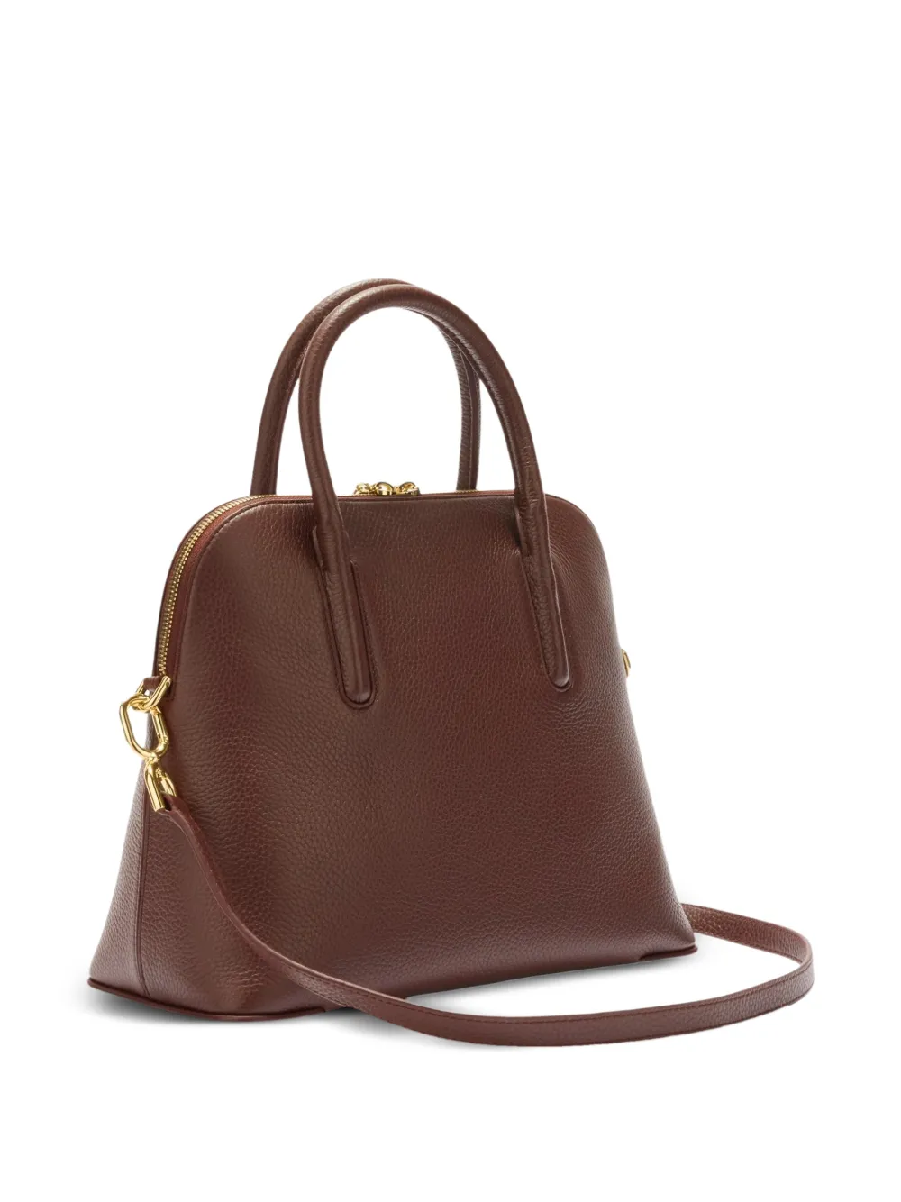 Furla S Atmosfera Dome leren shopper Bruin