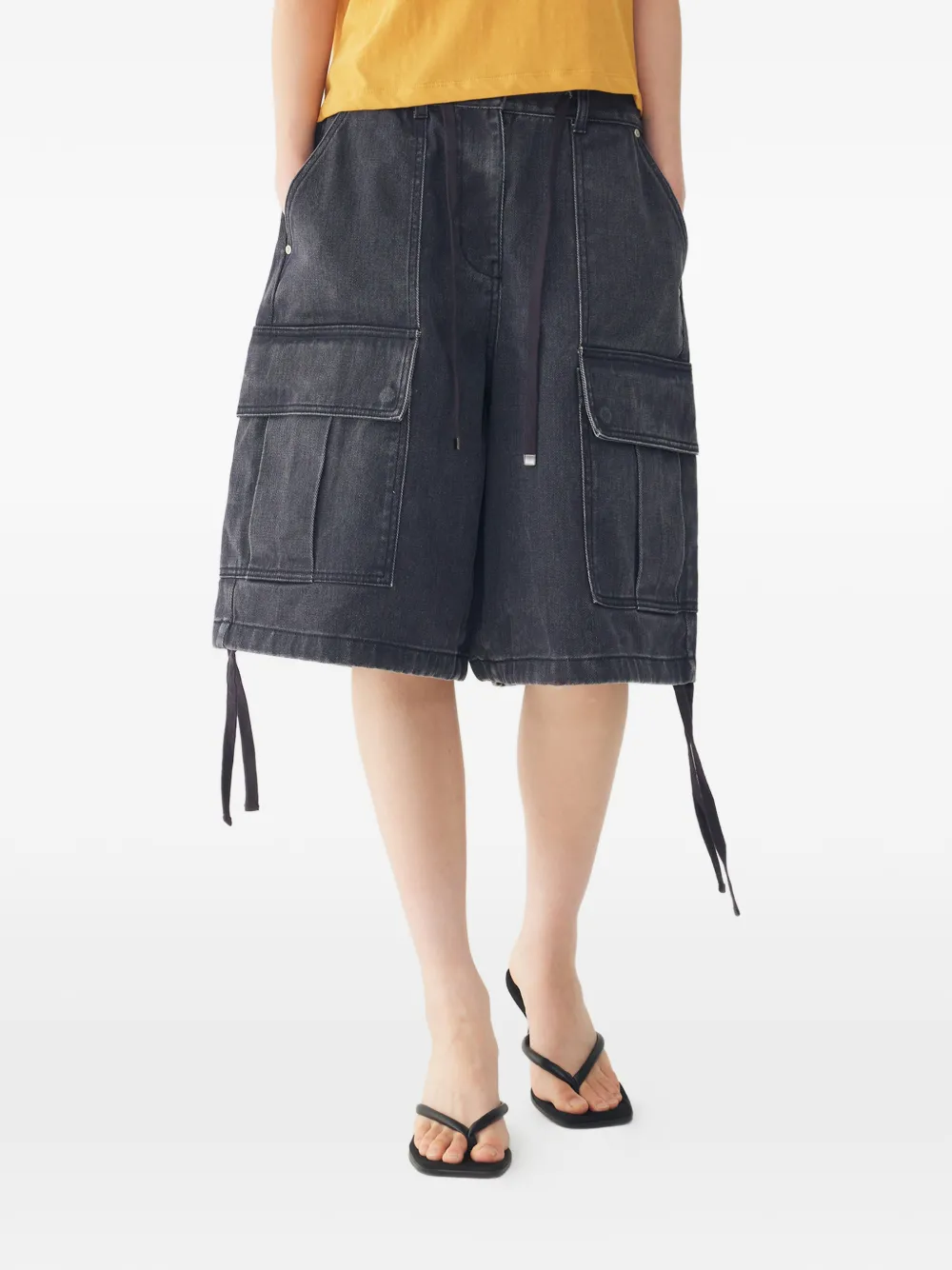 TOMBOY Broek met trekkoord Grijs