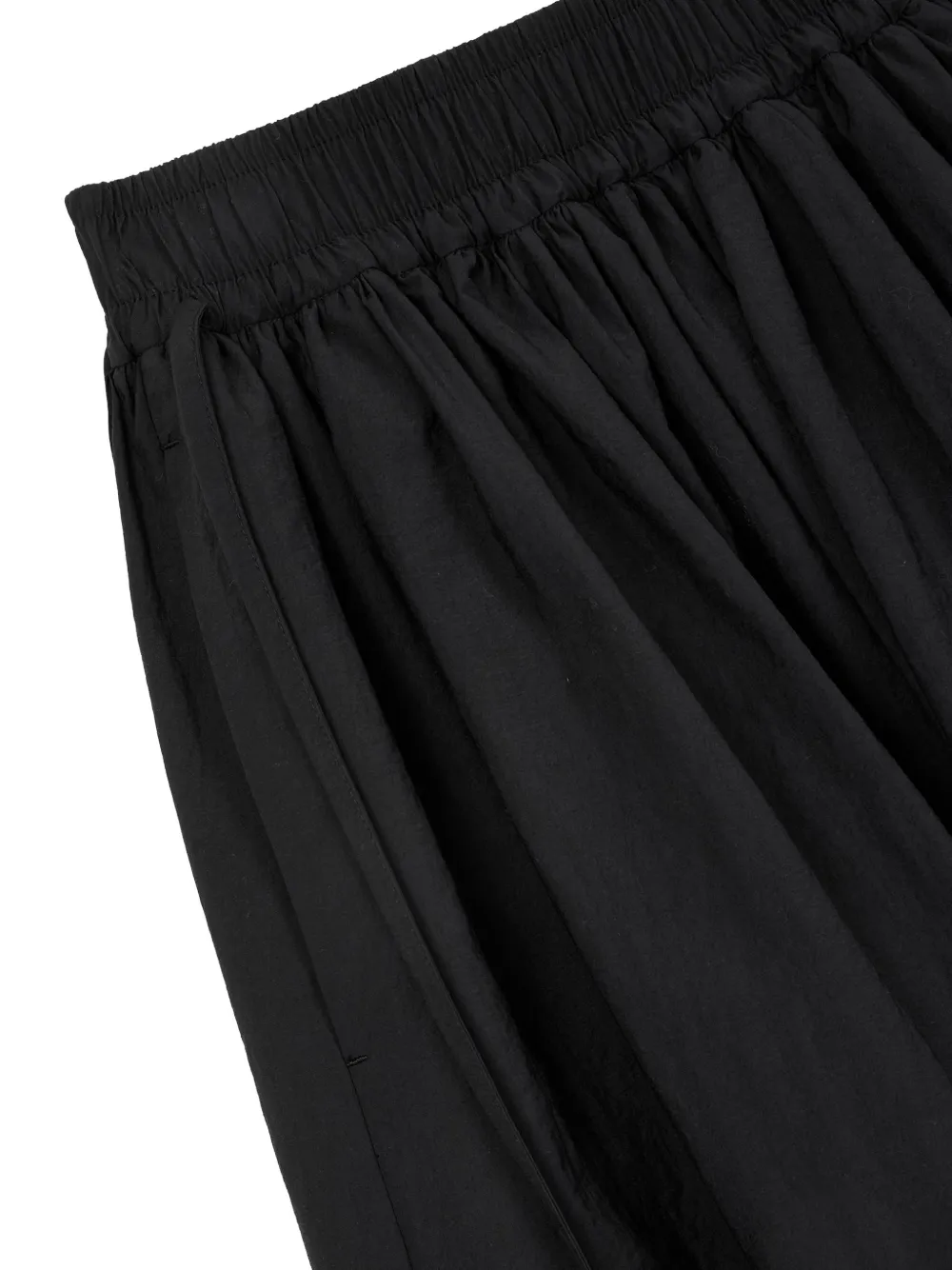 TOMBOY Gesmockte maxi-rok met stiksel Zwart