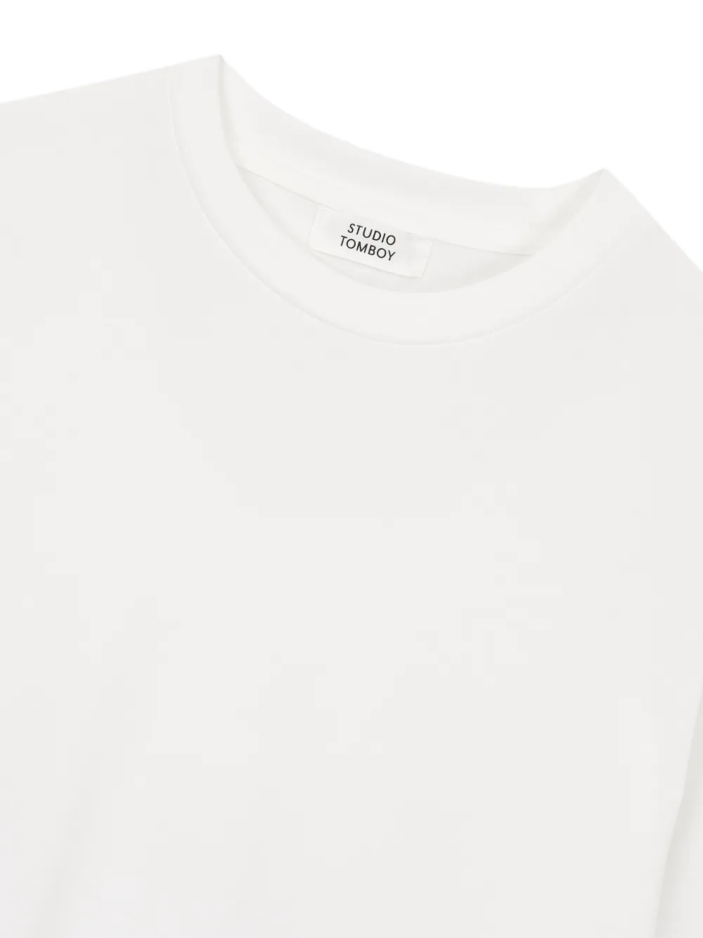 TOMBOY T-shirt met striksluiting en uitgesneden details Wit