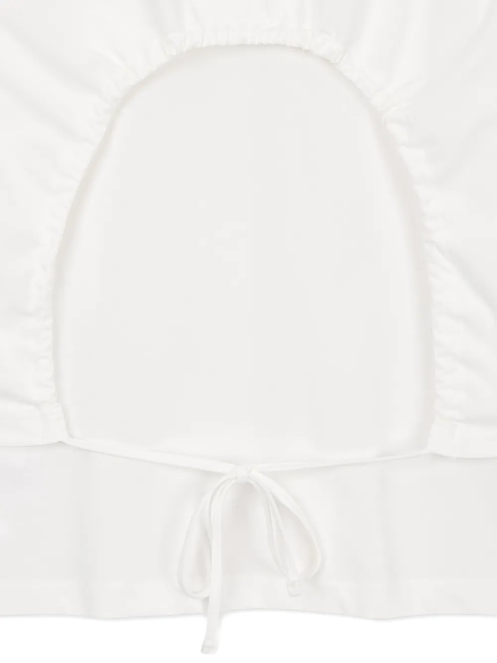 TOMBOY T-shirt met striksluiting en uitgesneden details Wit