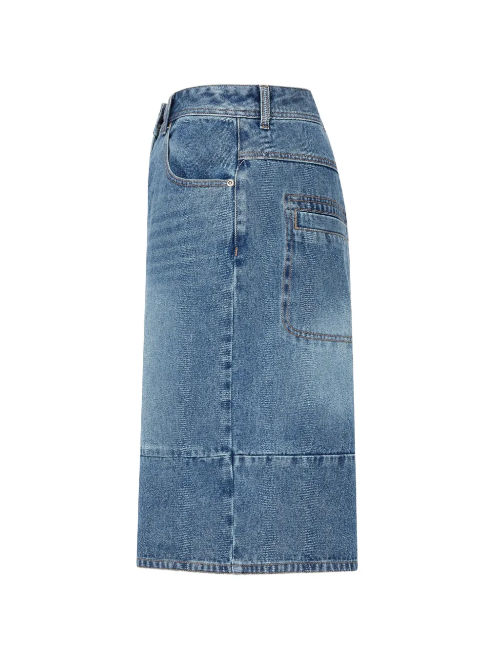 TOMBOY Ruimvallende denim shorts Blauw