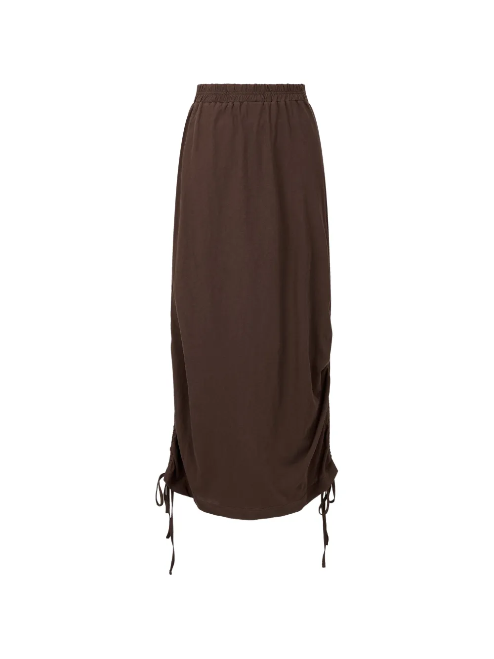 TOMBOY string-detail gathered skirt - Marrone