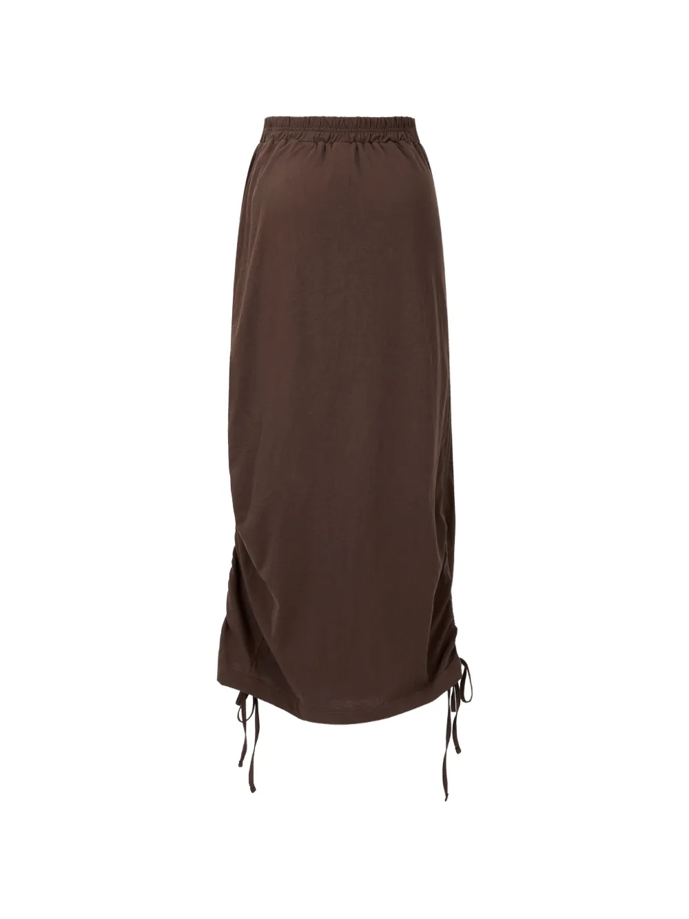 TOMBOY Gesmockte rok met snaardetail Bruin
