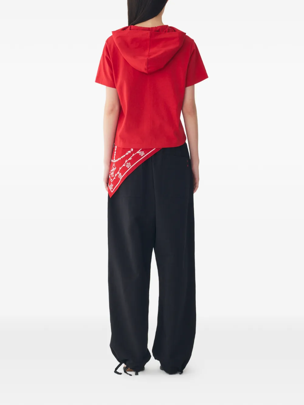 TOMBOY Broek met trekkoordtaille Zwart