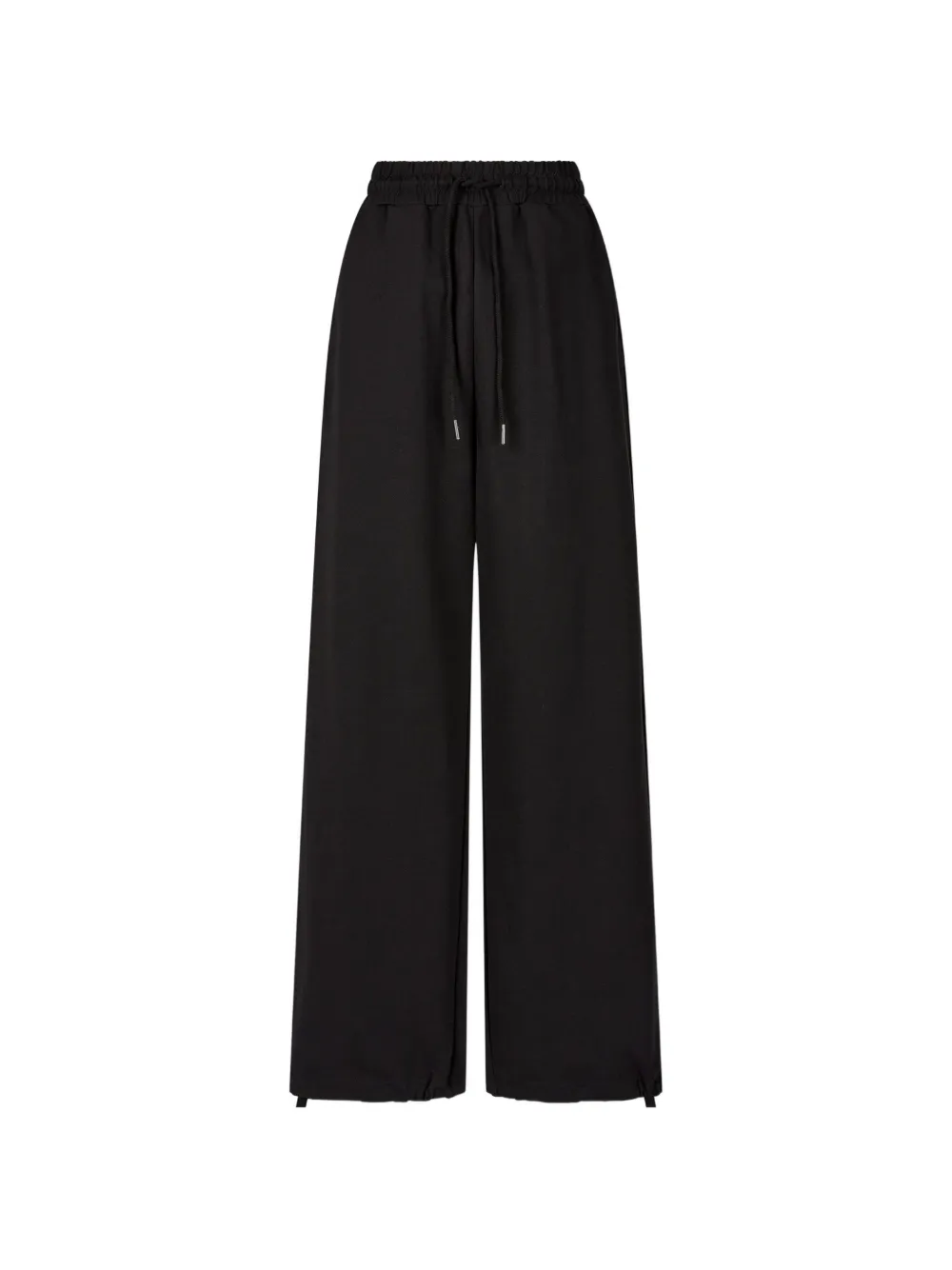 TOMBOY Pantaloni a gamba ampia con coulisse - Nero