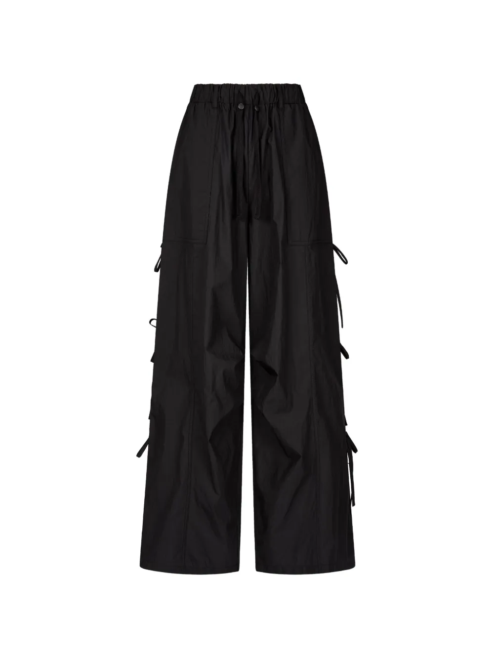 TOMBOY ribbon-detail wide-leg trousers - Nero