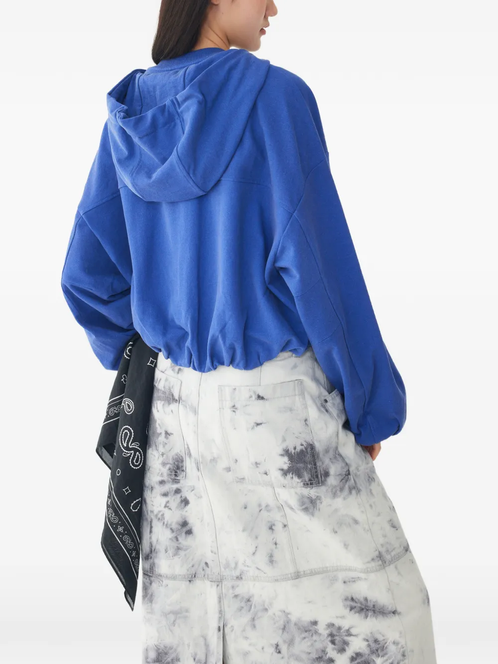 TOMBOY Hoodie met geborduurd logo Blauw