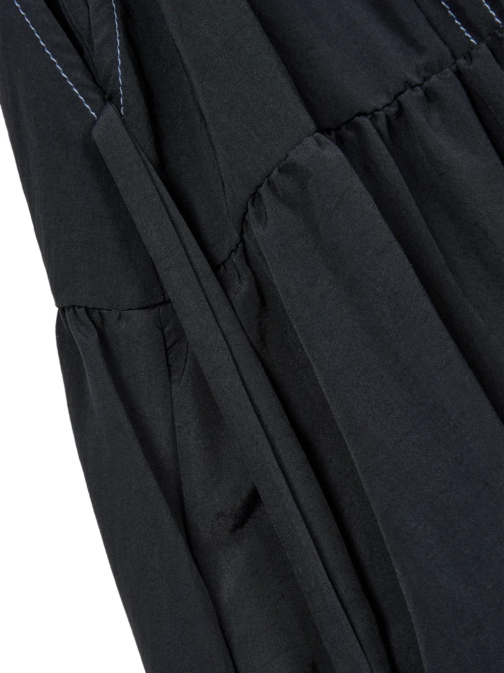 TOMBOY Jurk met gesmockt detail en borstzak Blauw