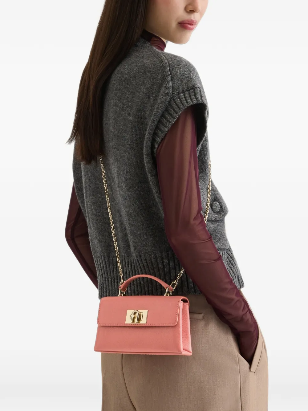 Furla 1927 mini-tas Roze