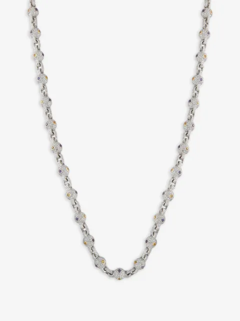 Eliantte diamond ball-chain necklace