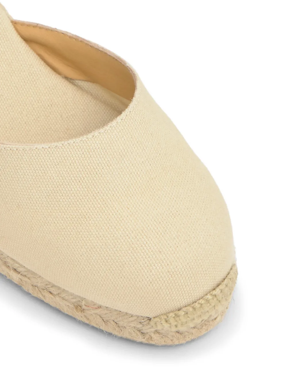 Castañer Carol espadrilles met sleehak Beige