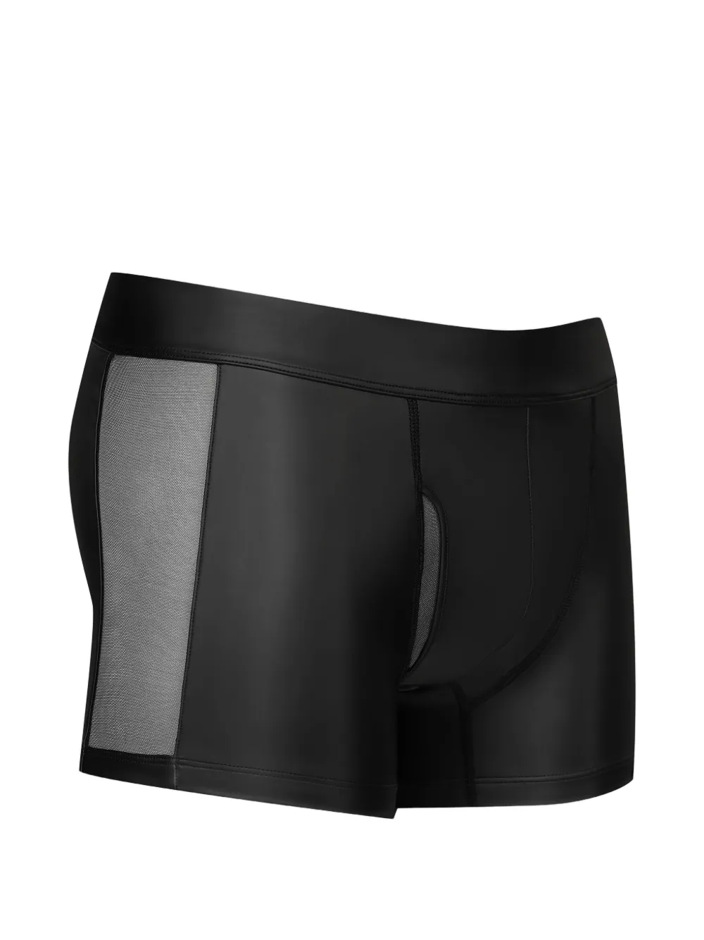 Maison Close Chambre Noire mesh-panel boxers - Nero