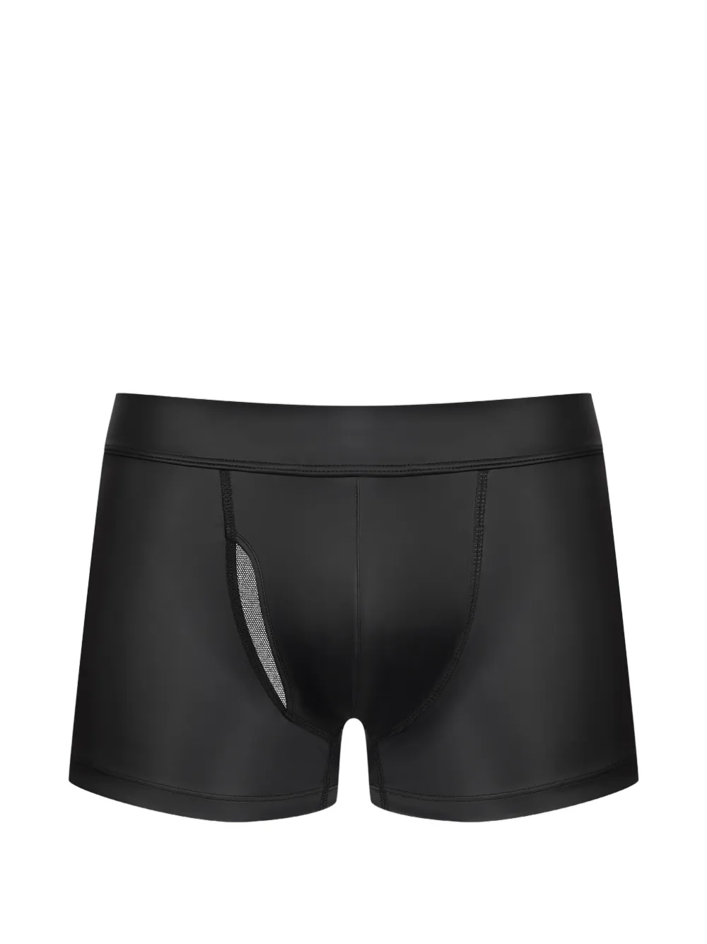 Maison Close Chambre Noire boxershorts met mesh vlak Zwart