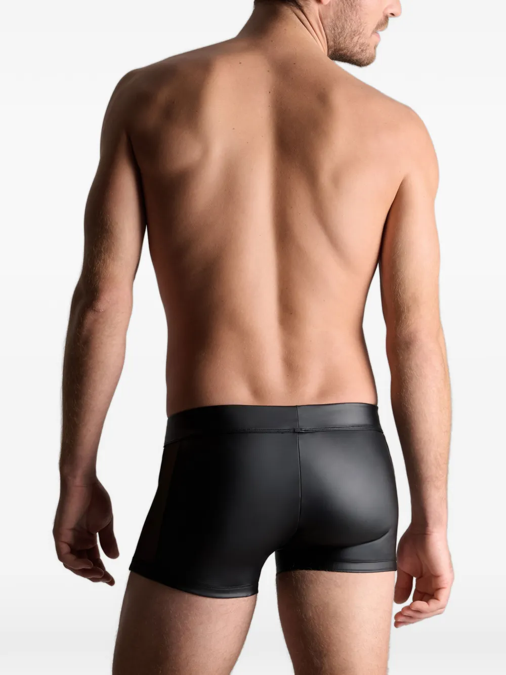 Maison Close Chambre Noire boxershorts met mesh vlak Zwart