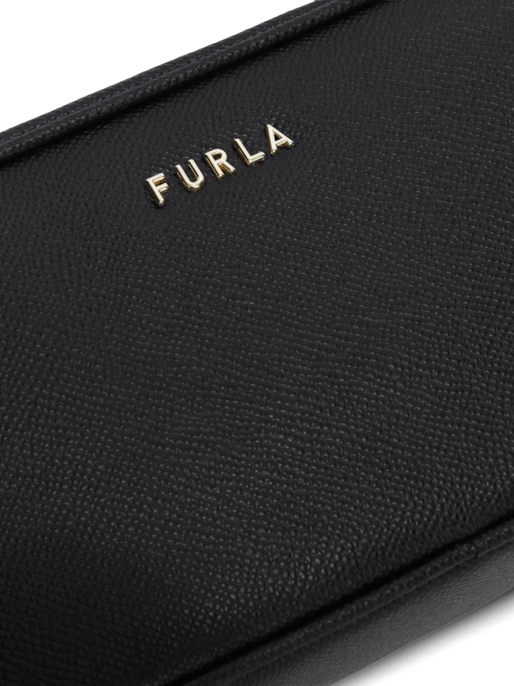 Furla XL Classic crossbodytas met logodetail Zwart