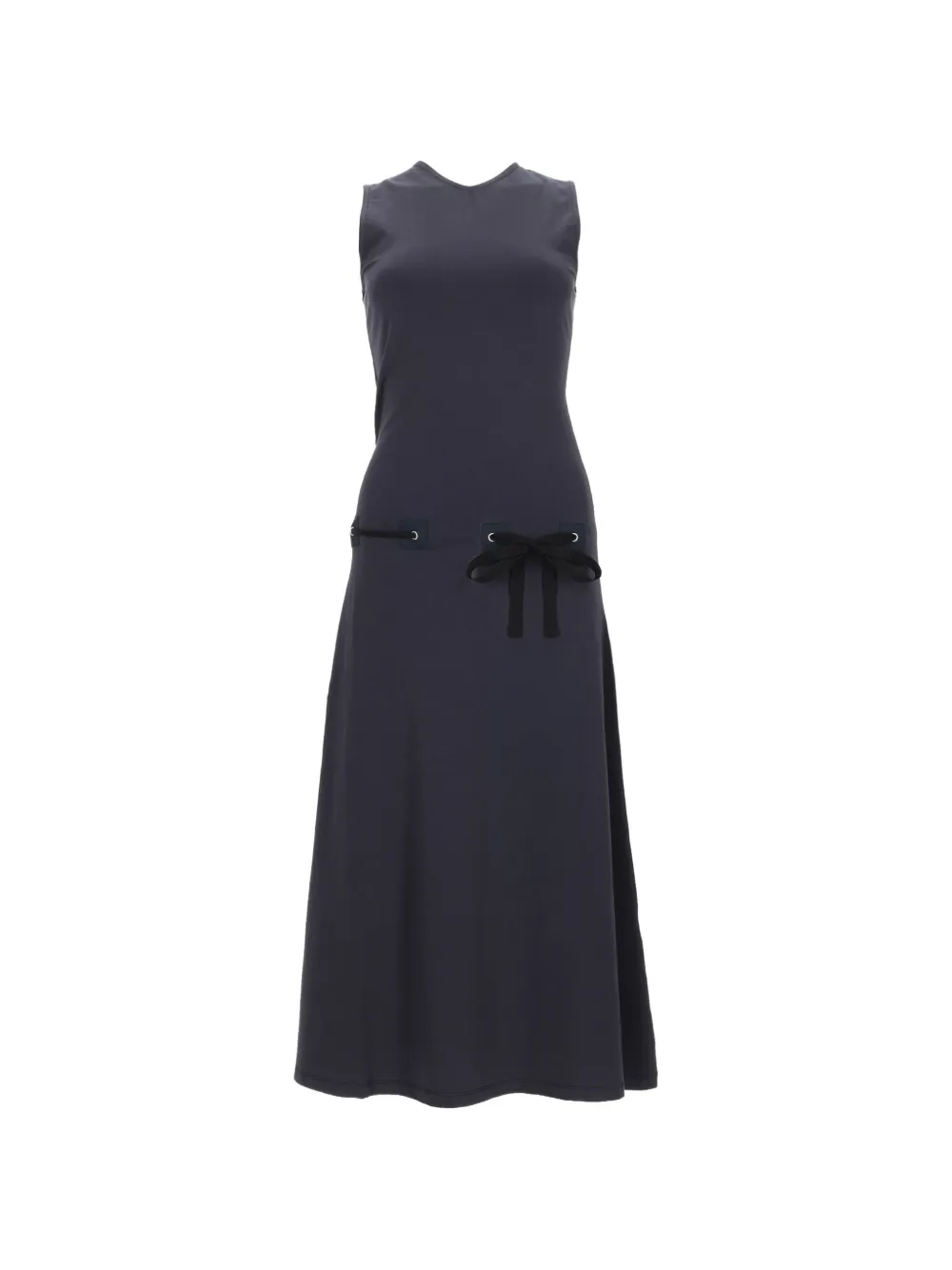 Paloma Wool Suni bow-detail sleeveless midi dress - Blu