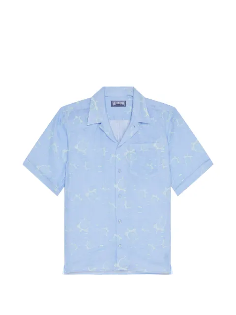 Vilebrequin turtle-print bowling shirt