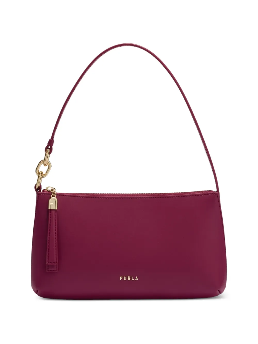 Furla XL Cassiopea leather shoulder bag - Viola