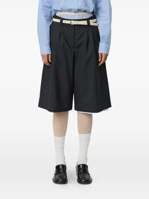 mfpen Slash pleated shorts