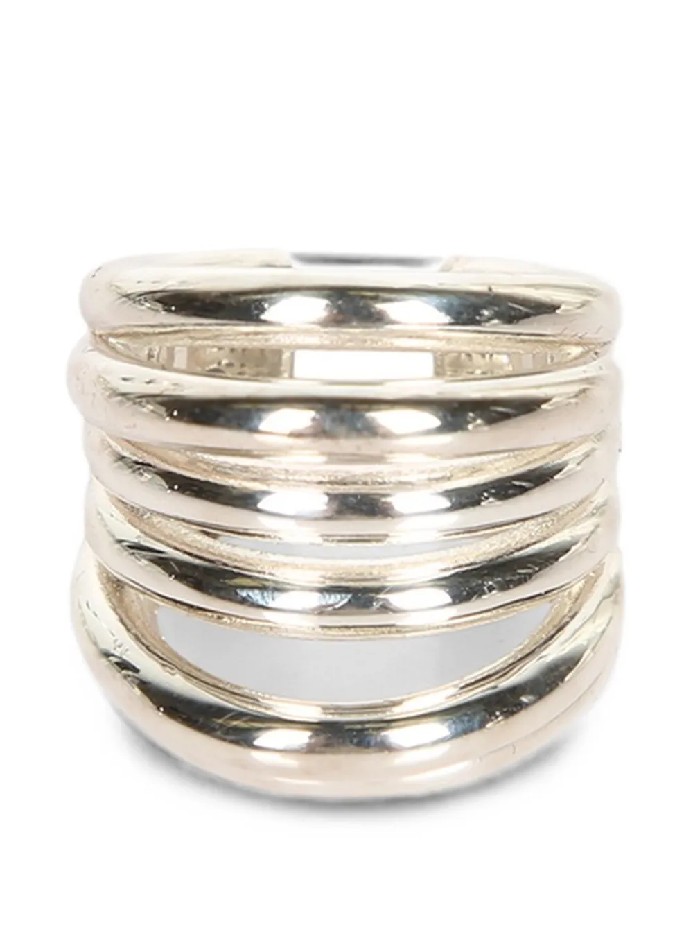Federica Tosi multi-band ring - Argento