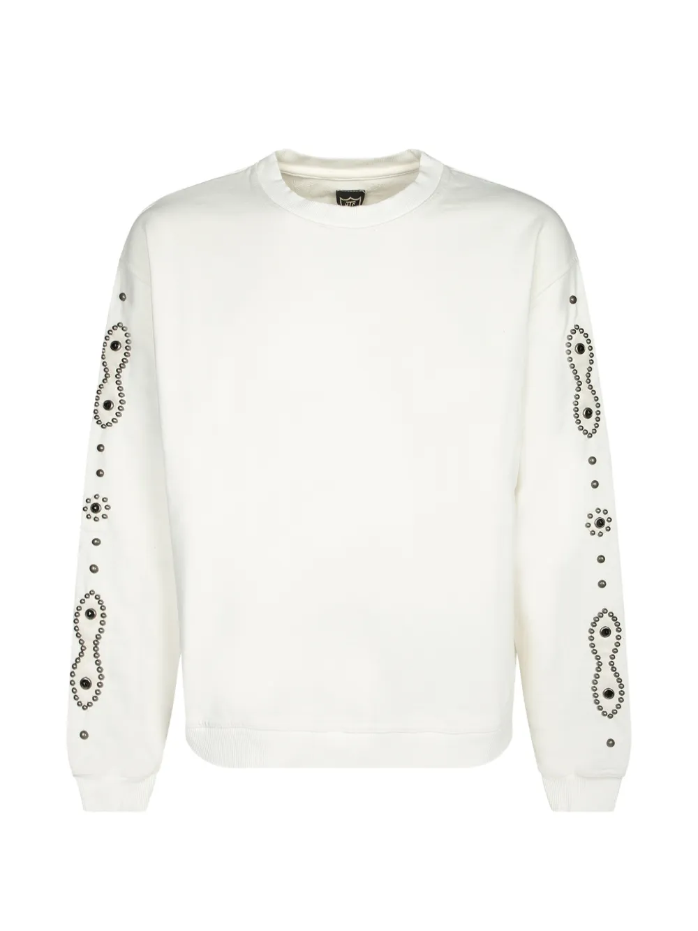 Htc Los Angeles stud-embellished sweatshirt - Toni neutri
