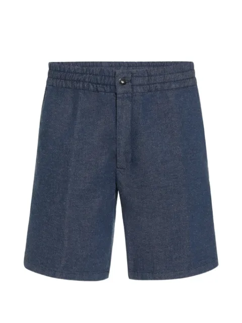 Paolo Pecora elasticated-waistband cotton-blend shorts