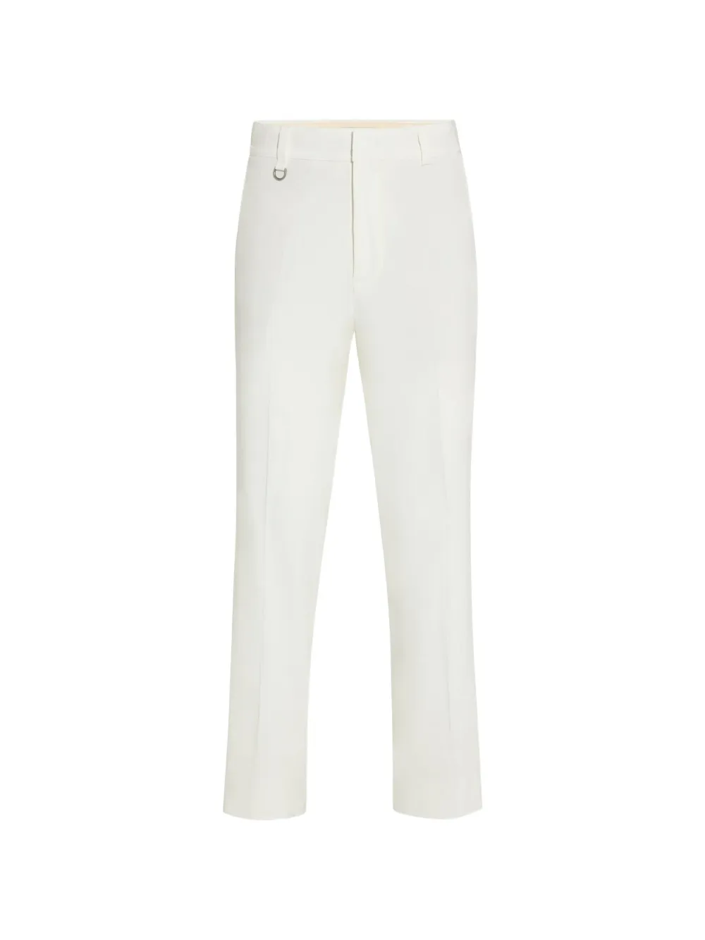 Paolo Pecora stretch-linen loose-fit chino trousers - Weiß