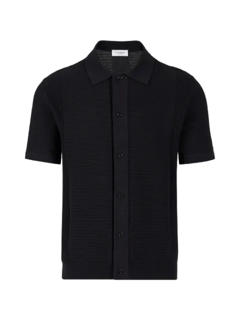 Paolo Pecora textured-knit short-sleeve shirt