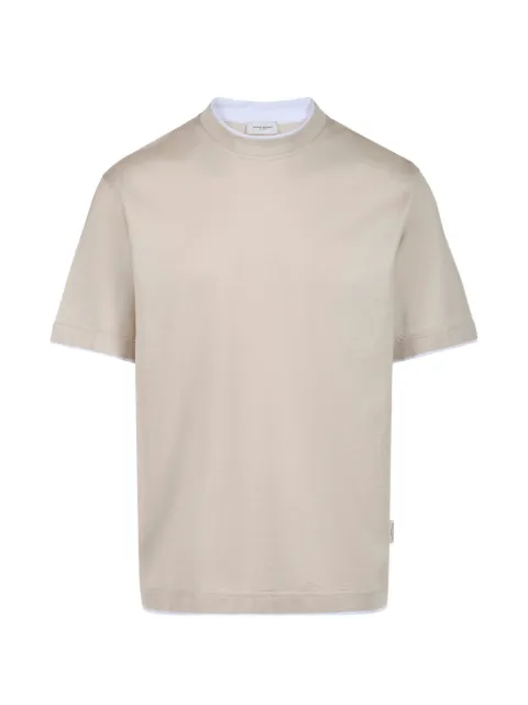 Paolo Pecora camiseta holgada con doble capa