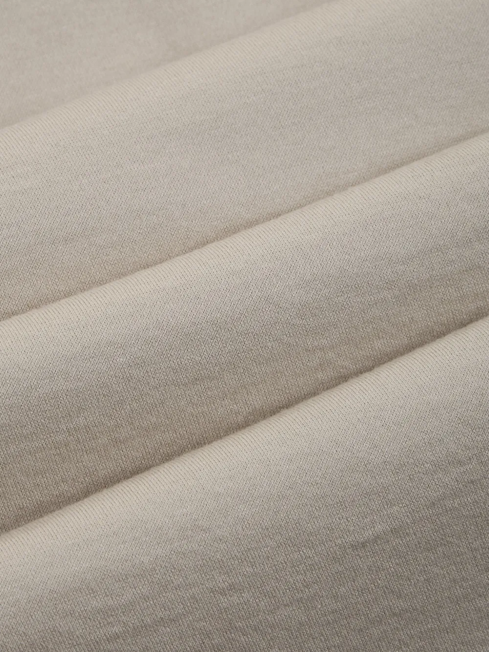 Paolo Pecora Ruimvallend T-shirt met dubbele laag Beige