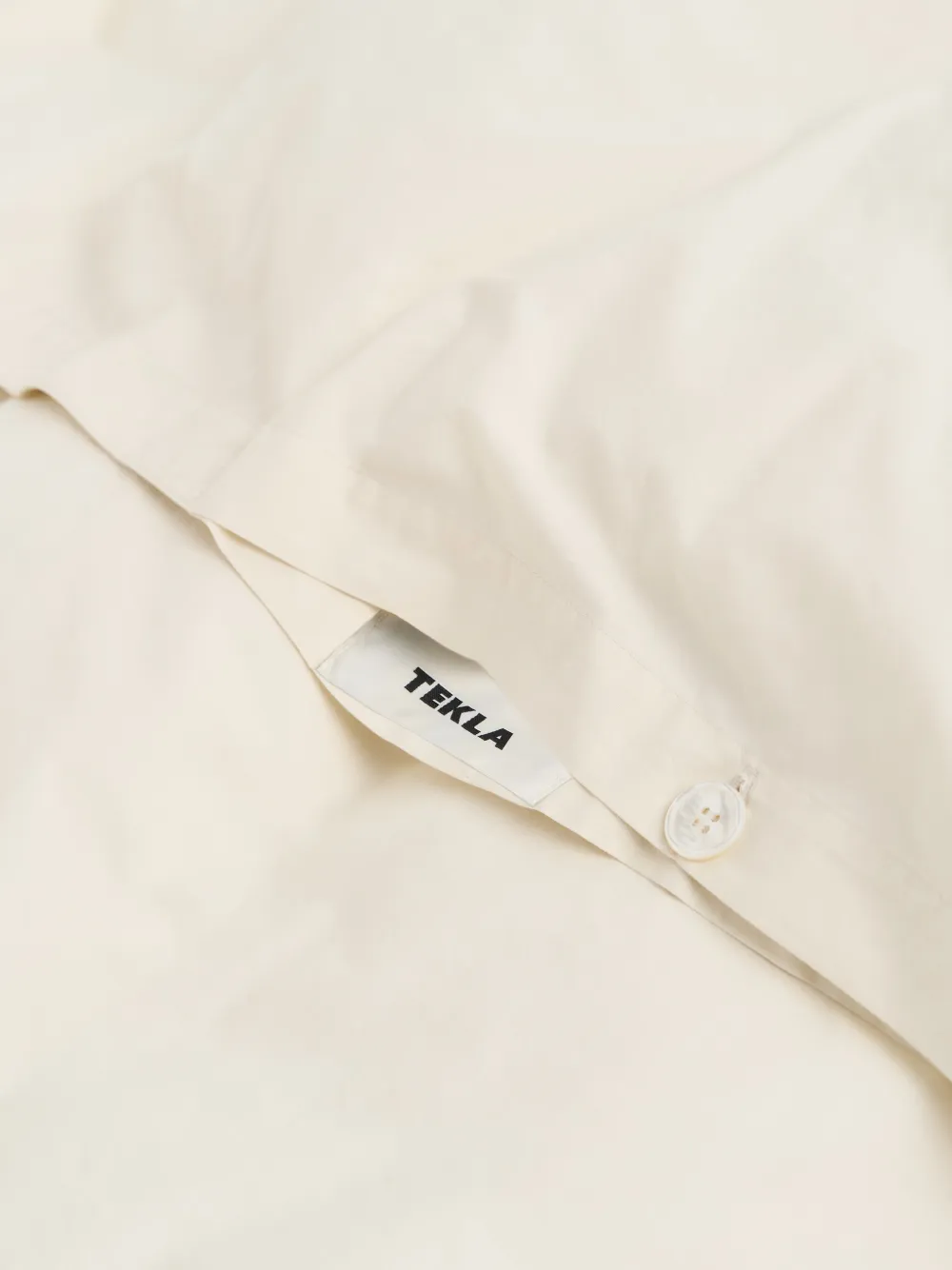 TEKLA Percale duvet cover - Nude
