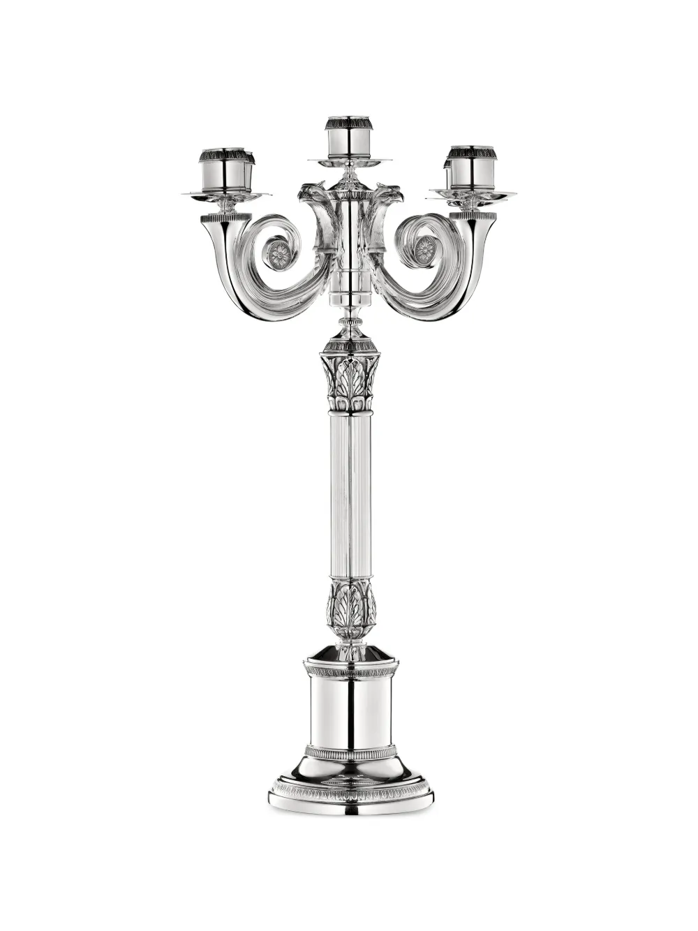 Christofle Malmaison Silver-plated Candelabra