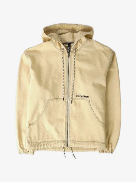 NO PROBLEMO hooded denim jacket