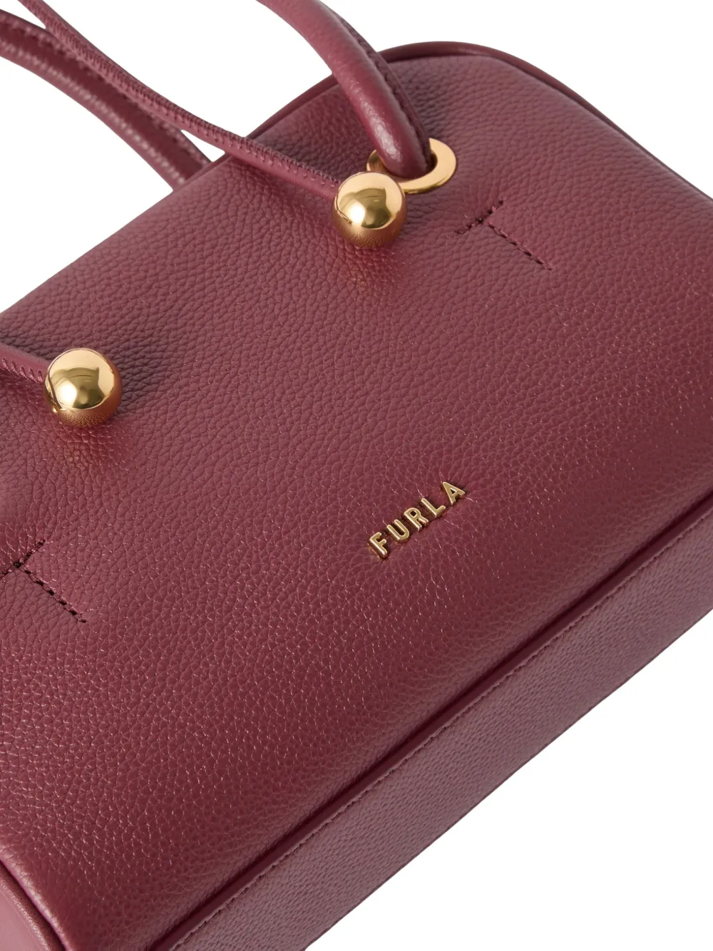 Furla Grote Dome leren crossbodytas Rood