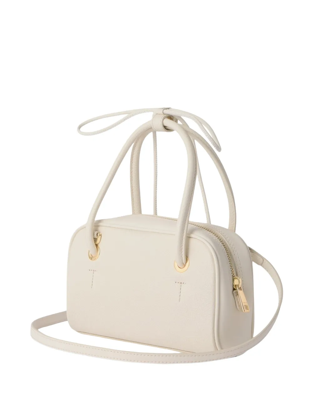 Furla Grote Dome leren crossbodytas Wit