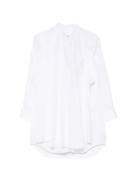 Comme Des Garçons camisa con panel y volantes
