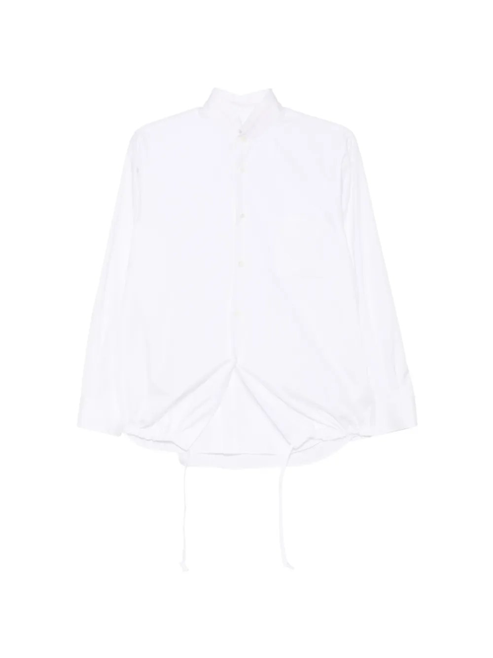 Comme Des Garçons drawstring-hem shirt - White