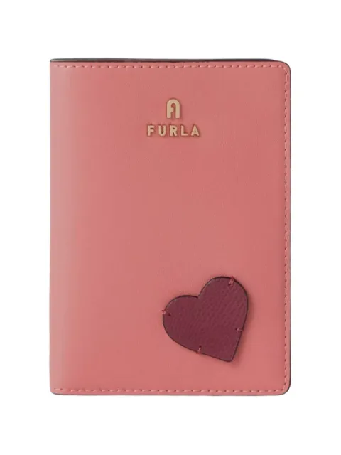 Furla S Camelia heart-patch passport holder