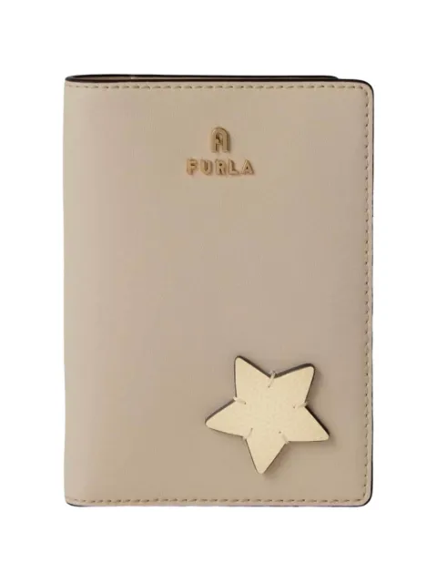 Furla S Camelia star-patch passport holder