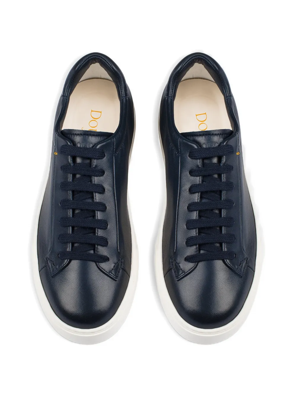 Doucal's leather sneakers Blauw