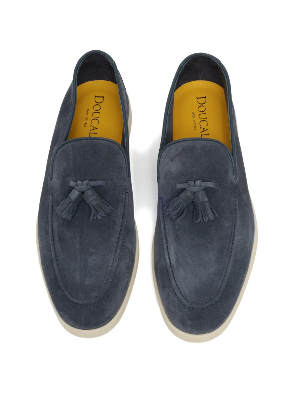 Doucal's tassel-detail loafers Blauw
